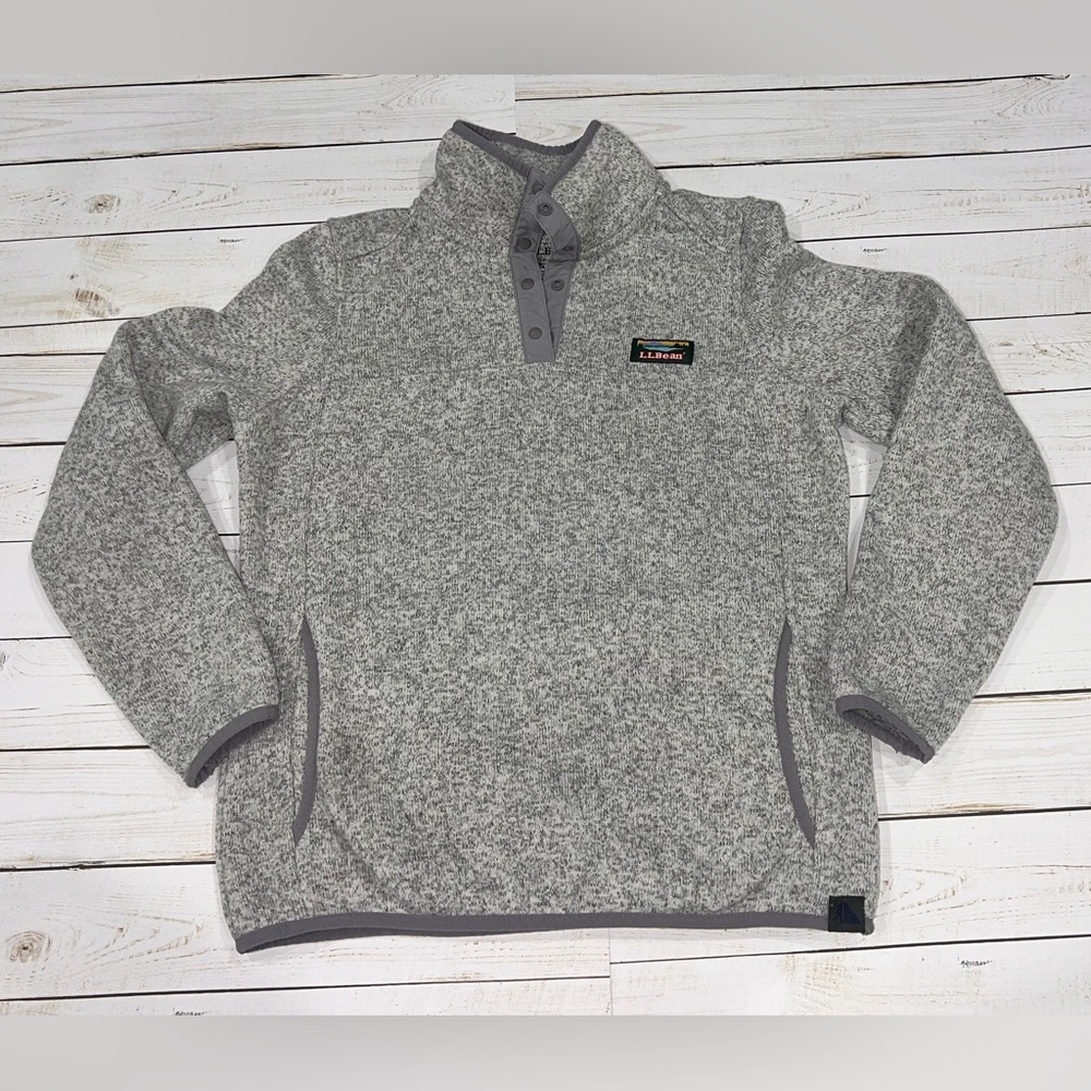 Women's L.L.Bean Sweater Fleece Half-Zip Pullover Size XS Petite